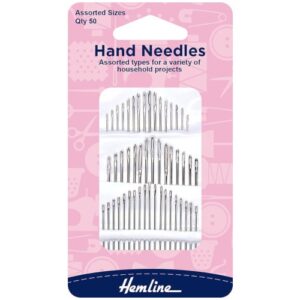 210.50 Hemline 50 Assorted House Hold Needles