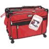 Tutto Medium Machine On Wheels Sewing Machine Case - Red
